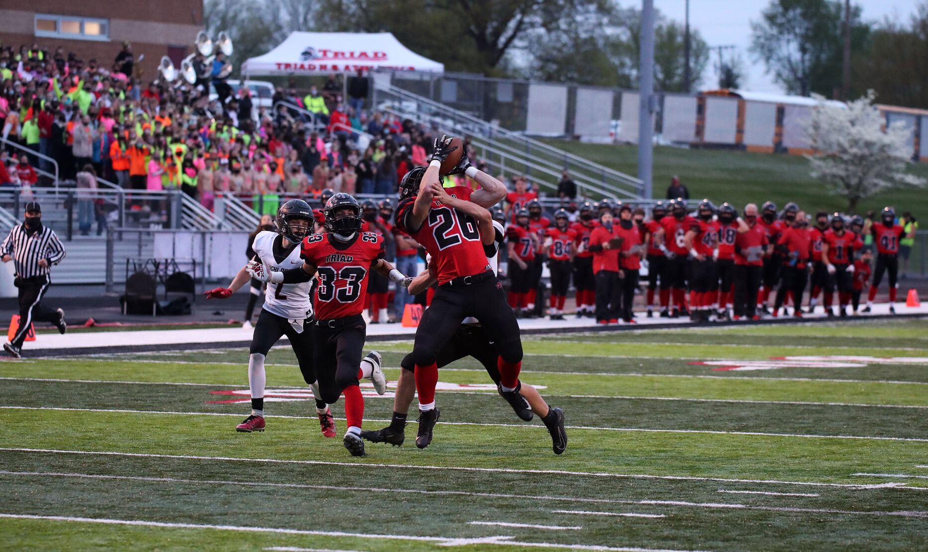 Highland vs. Triad football